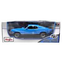Thumbnail for Maisto Special Edition 1970 Ford Mustang Mach 1 blue 1:18 diecast box front