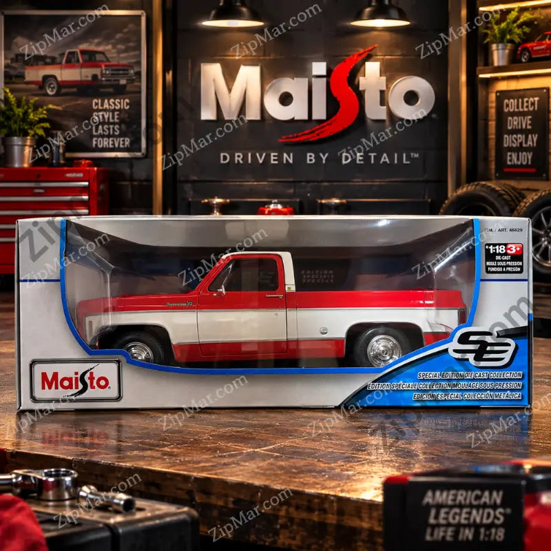 Maisto 1:18 1974 Chevrolet C10 Cheyenne Super diecast model in original Special Edition Die Cast Collection box”