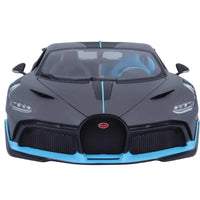 Thumbnail for Maisto Bugatti Divo 1:18 Special Edition gray blue diecast model front view