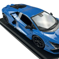 Thumbnail for Maisto 1:18 Lamborghini Revuelto diecast model close front angle view