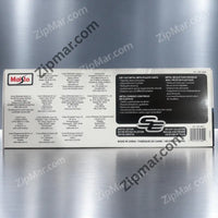 Thumbnail for Back of Maisto Rivian R1T box with features list, barcode and Made in China label