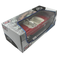 Thumbnail for Maisto Special Edition 1957 Chevrolet Bel Air Convertible 1:18 red diecast in the original box, front angled view