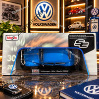 Thumbnail for Maisto Special Edition window box showing blue Volkswagen Käfer Beetle 1955 diecast from above