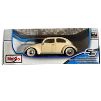 Thumbnail for Maisto 1:18 Volkswagen Käfer Beetle 1955 diecast model box front view