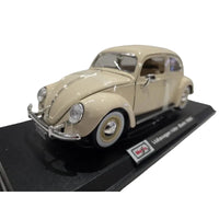 Thumbnail for Maisto 1:18 Volkswagen Käfer Beetle 1955 diecast model three quarter angle view