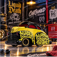 Thumbnail for MGA Cartuned Remixes Liquid Death 1947 Chevy Fleetline front angle with black grille”