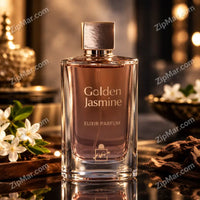 Thumbnail for Milestone Golden Jasmine Elixir Parfum bottle close up with a bronze toned cap