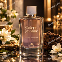 Thumbnail for Milestone Golden Jasmine Elixir Parfum bottle label, close view of the name and Elixir Parfum text