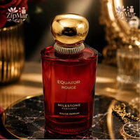Thumbnail for Milestone Perfumes Equator Rouge Eau De Parfum red glass bottle warm aesthetic view