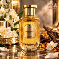 Thumbnail for Nature Spell Luminous Soul Eau de Parfum 100 mL gold bottle with jasmine, vanilla, and amber resin