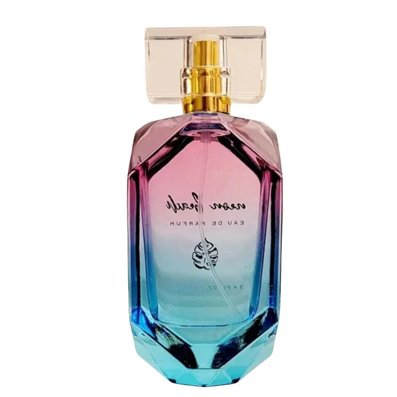 Back view of the gradient glass bottle for Tru Fragrance Neon Beach Eau De Parfum.