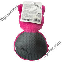 Thumbnail for Back of Snuffle Pals Pig dog toy with directions, safety text, Made in China and non-slip base