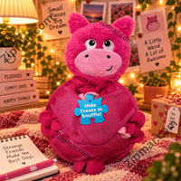 Thumbnail for Outward Hound Snuffle Pals Pig dog toy folded with arms and legs covering the snuffle mat