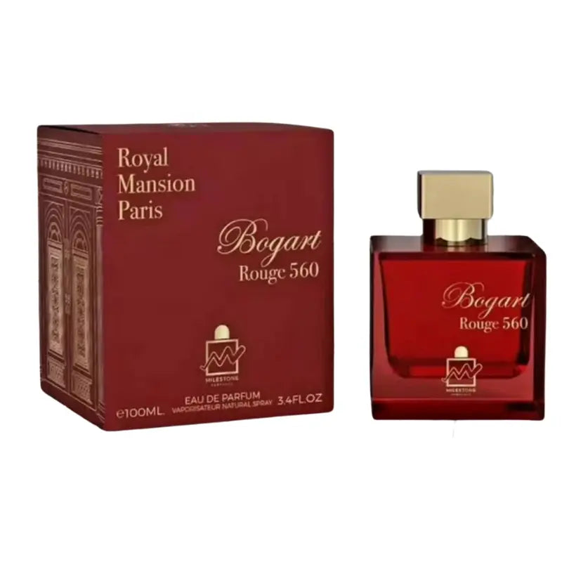 Full shot of the Paris Bleu Eau de Parfum for men standing upright with silver cap.