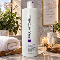 Thumbnail for Paul Mitchell Extra Body Conditioner 1 liter 33.8 fl oz white bottle, front label