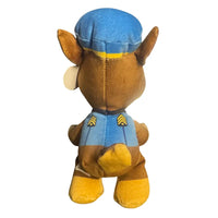 Thumbnail for PAW Patrol Chase plush toy by Ty back view showing sergeant chevrons on blue police uniform