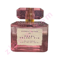 Thumbnail for Pink perfume bottle labeled 'Pearl Velvet Fig' on a white background