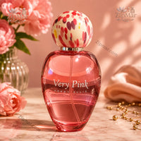 Thumbnail for Perry Ellis Very Pink eau de parfum pink bottle with confetti-pattern cap