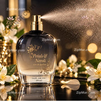 Thumbnail for Petals and Neroli eau de parfum bottle spraying