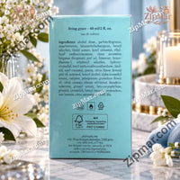 Thumbnail for Back of Philosophy Living Grace box with ingredients, Coty details and Made in USA with imported parts