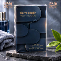 Thumbnail for Pierre Cardin Pour Homme Eau de Toilette Spray 3.4 fl oz 100 mL navy box with gold lettering