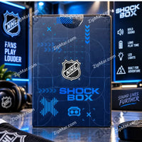 Thumbnail for End panel of SOAR NHL Shock Box speaker box with NHL shield logo