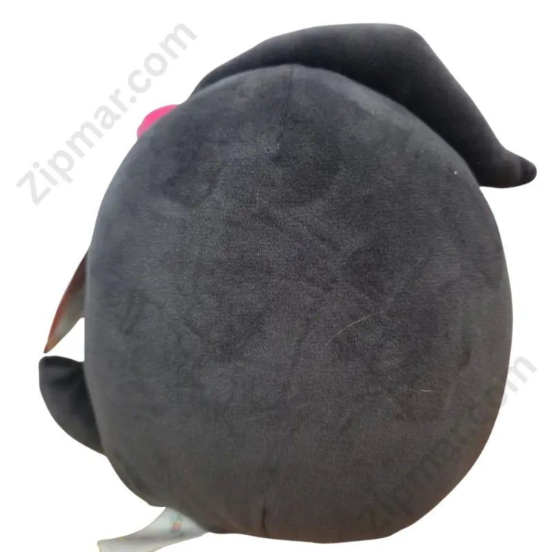 Squishmallows Jane Halloween Grim Reaper Plush Stuffed Animal Back View Black Round Body