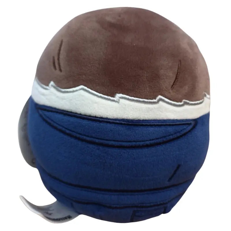 Squishmallows Michael Myers horror plush back view showing tush tag
