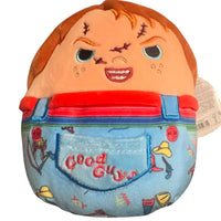 Thumbnail for Straight-on view of 8-inch Chucky plush display