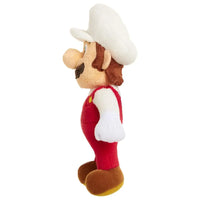 Thumbnail for Super Mario Fire Mario plush toy by Jakks Pacific right side profile view