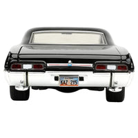 Thumbnail for Rear view of the 1967 Chevrolet Impala diecast showing the dual exhaust and authentic Supernatural license plate.
