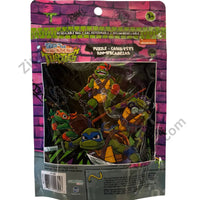 Thumbnail for Tales of the TMNT 100-piece puzzle back of resealable bag showing puzzle image and Surelox Nickelodeon licensing