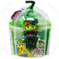 Thumbnail for Teen Titans Go! Twisty Titans Beast Boy Color Change figure in green slushie cup packaging