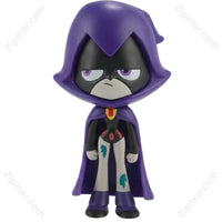 Thumbnail for Teen Titans Go! Twisty Titans Raven action figure showing teal color-change leg splashes and hooded cloak
