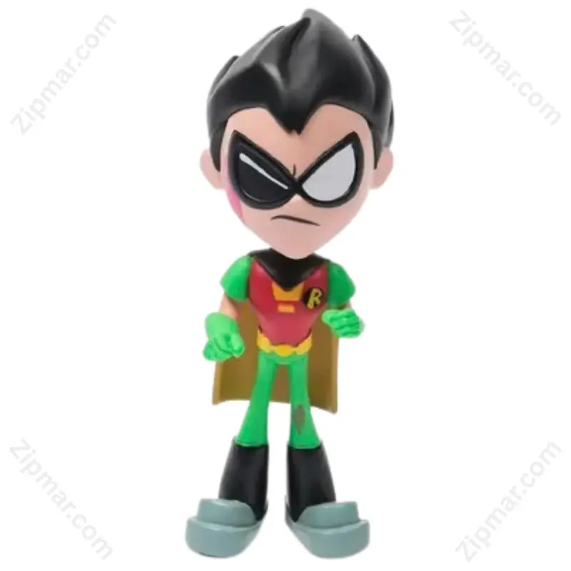 Teen Titans Go! Twisty Titans Robin action figure showing mask paint accent and cape
