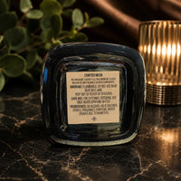 Thumbnail for Tru Fragrance Crafted Musk Eau de Cologne 3.4 fl oz bottle styled with ingredients setup