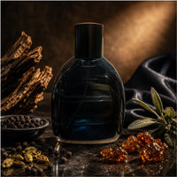 Thumbnail for Front view of Tru Fragrance Crafted Musk Eau de Cologne 100 ml bottle showing text and cap