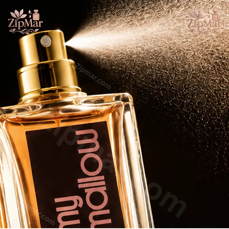 Rear ingredient label sticker for Tru Fragrance Creamy Marshmallow Eau de Parfum 50 ml
