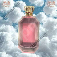 Thumbnail for Pink gem cut bottle of Tru Fragrance Marshmallow Velour eau de parfum with clear cap and gold collar