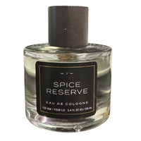Thumbnail for Front view of Tru Fragrance Spice Reserve 3.4 oz men's cologne with wood-style cap.