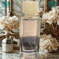 Thumbnail for Front view of Tru Fragrance Vanilla Wild Wood Eau de Parfum 3.4 fl oz bottle with marble cap