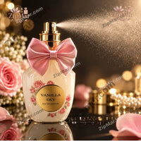 Thumbnail for Vanilla Sky eau de parfum bottle spraying