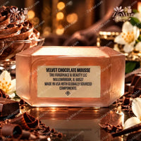 Thumbnail for Bottom label of Velvet Chocolate Mousse EDP showing Tru Fragrance & Beauty LLC, Willowbrook IL, Made in USA with globally sourced components