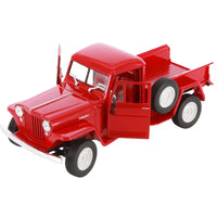 Thumbnail for Angled view of Welly NEX 1947 Jeep Willys Pickup packaging box
