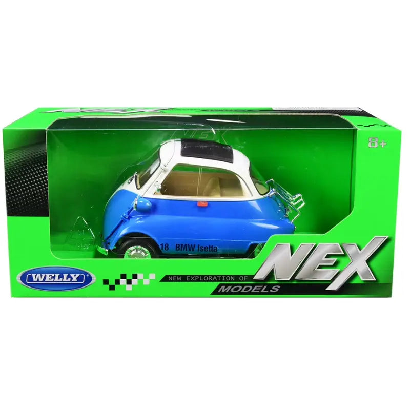 Welly NEX 1:18 BMW Isetta 300 diecast model in original packaging