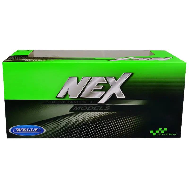 Welly NEX Models packaging box side view for 1:29 Chevrolet Silverado diecast