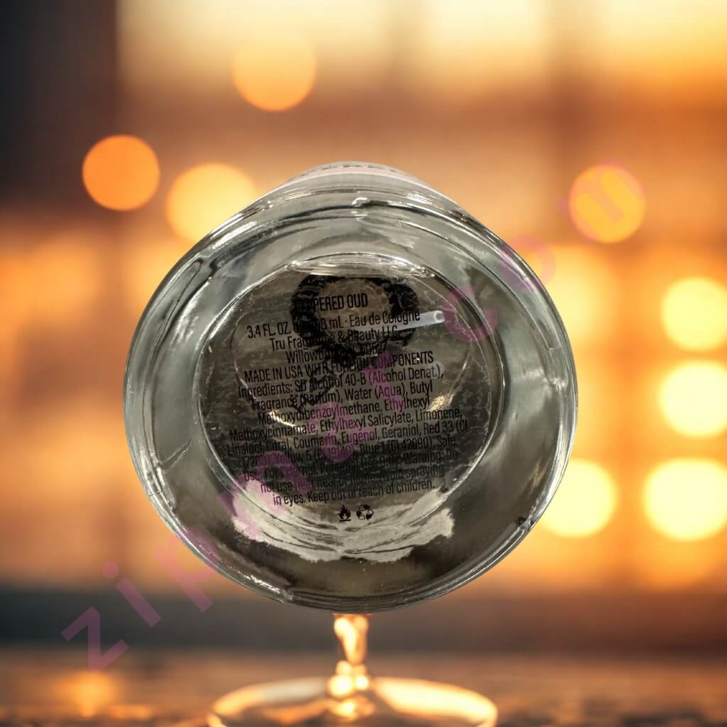 Close-up of a glass container with a blurred bokeh background