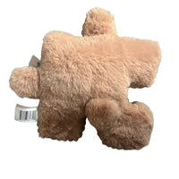 Thumbnail for Back view of tan plush showing fabric tush tag and UPC barcode