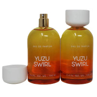 Thumbnail for Tru Fragrance Yuzu Swirl Eau de Parfum 3.4 oz bottle with clear front label and distinctive ombre coloring.
