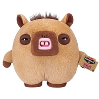 Thumbnail for Front view of Cap'n Blathering Barry capybara plush displaying attached Chunky Fuggs hangtag